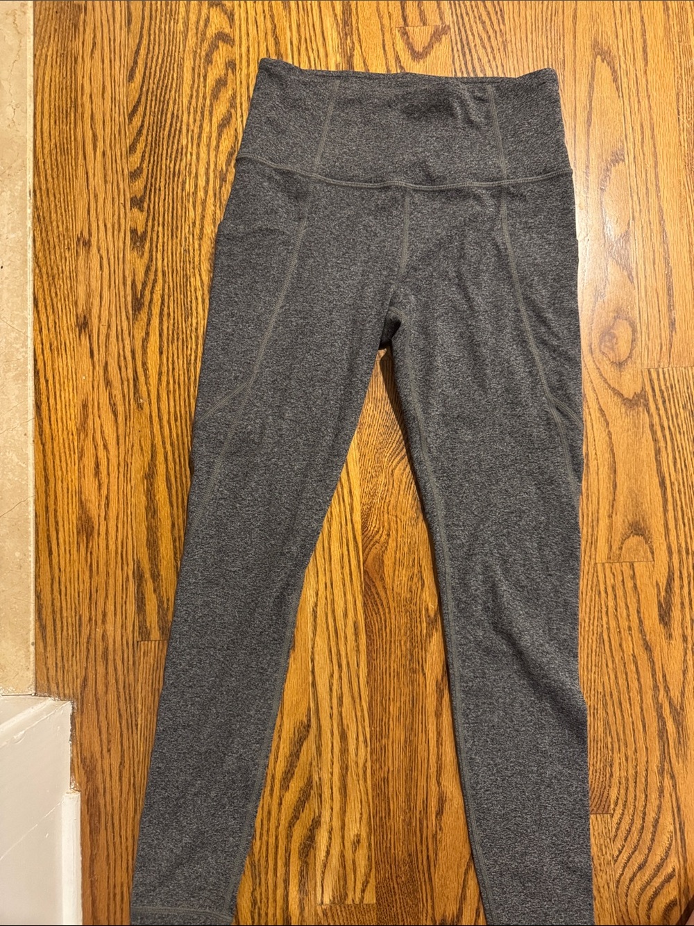 Athleta Dark Heather Gray Athletic Leggings